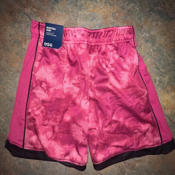DSG Boys Basketball Shorts, Small, Raspberry Punch‎ Dye - Picture 2 of 8